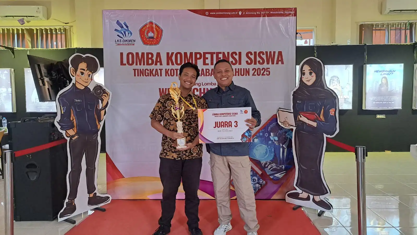 Juara 3 LKS Web Technology 2025